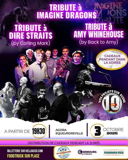 SOIREE ANNIVERSAIRE - TRIBUTE IMAGINE DRAGONS - DIRE STRAITS - AMY WHINEHOUSE