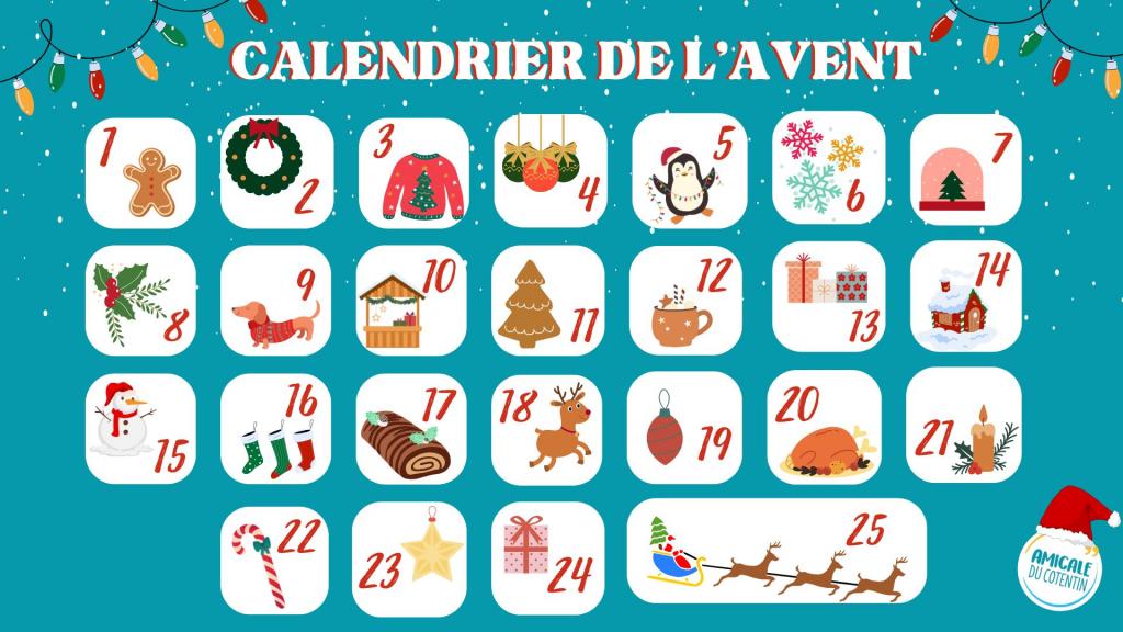 LANCEMENT CALENDRIER DE L'AVENT 2025
